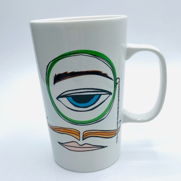 Starbucks Other - Starbucks 2014 RARE Monocle Man Retired Frenchman Tall 16 Fl oz Mug